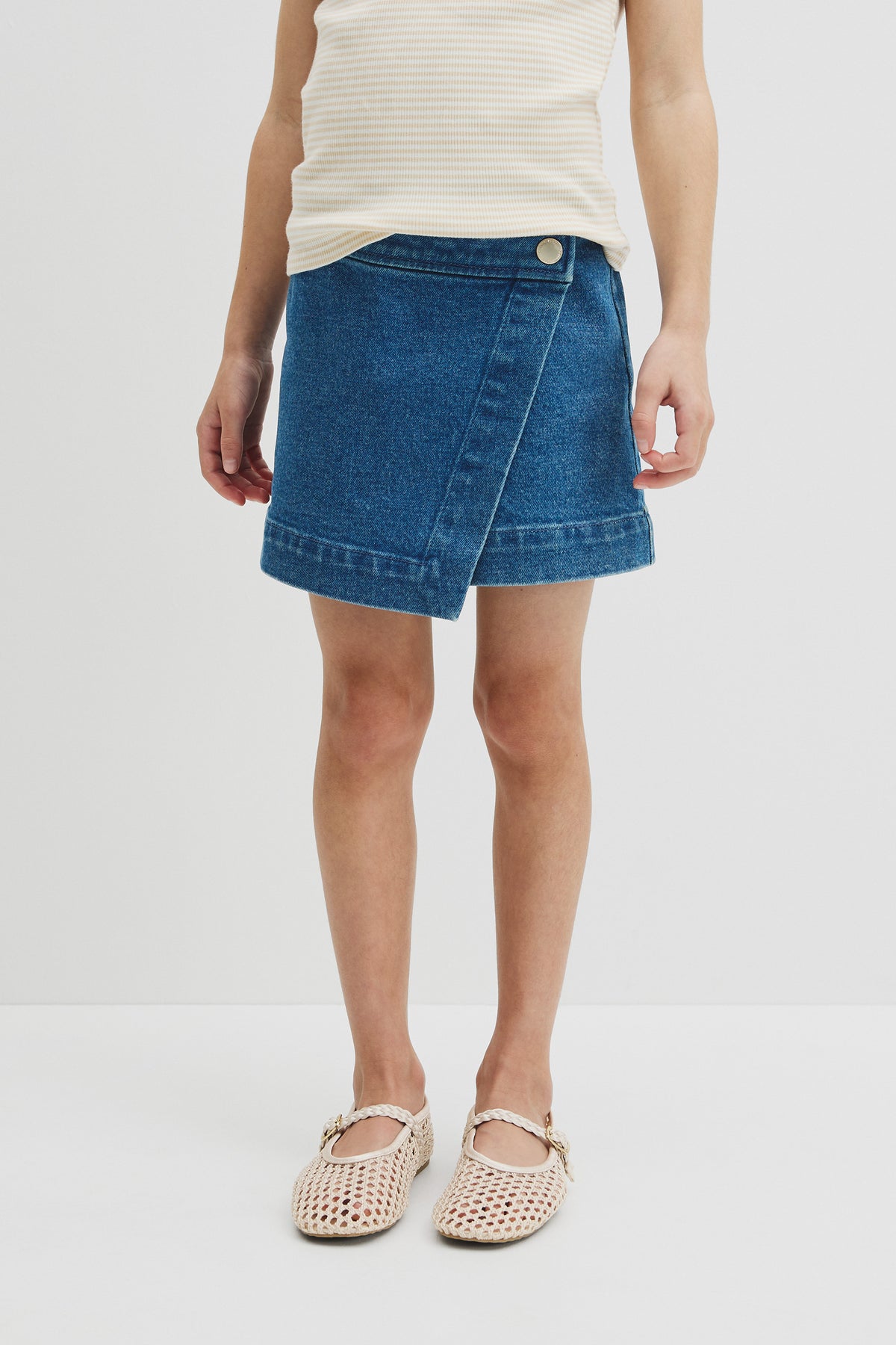 Denim Skort