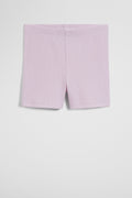 Organicallygrown Cotton Blend Rib Bike Short