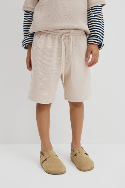 Organically Grown Cotton Waffle Short
