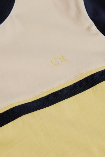 Relaxed Contrast Splice T-Shirt