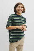 Teen Australian Cotton Relaxed Stripe Short Sleeve T-Shirt