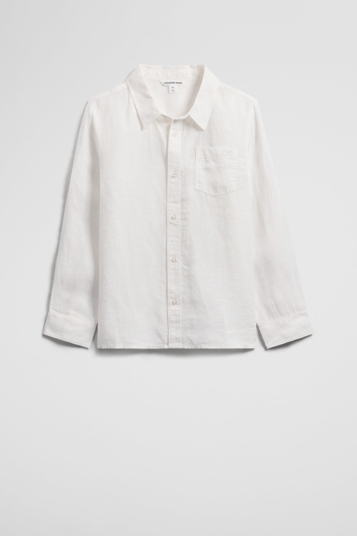 Teen Long Sleeve Linen Shirt