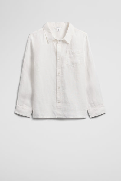 Teen Long Sleeve Linen Shirt