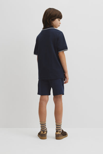 Short Sleeve Logo Polo