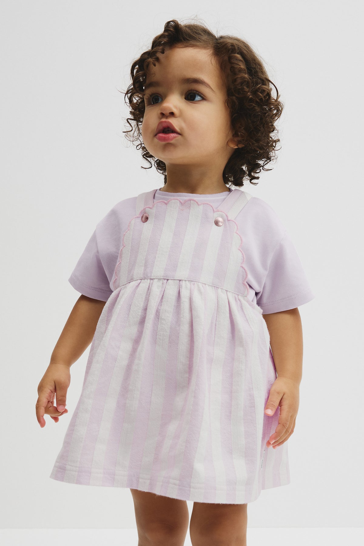 Stripe Pinafore