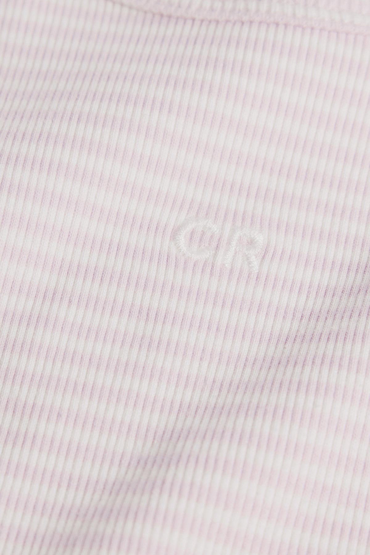 Australian Cotton Blend Short Sleeve Stripe Rib T-Shirt