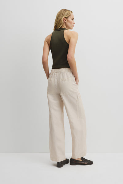 Pull On Cargo Pant Pintuck
