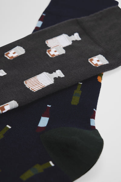 Bar Sock Pack Of 2