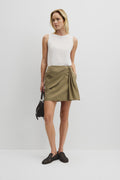 Linen Boat Neck Tank