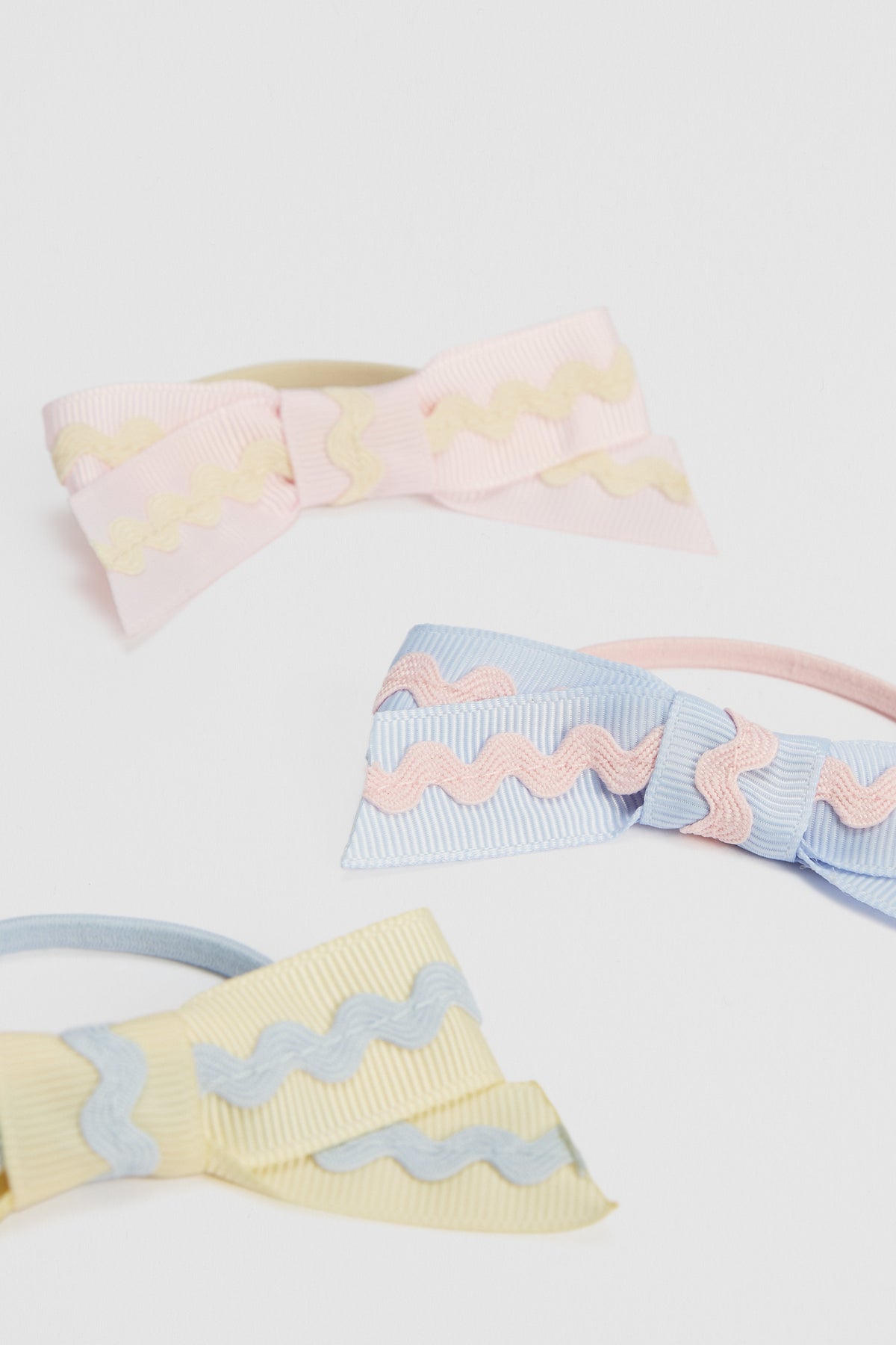 Ric Rac Bow Pack Of 3