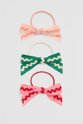 Ric Rac Bow Pack of 3
