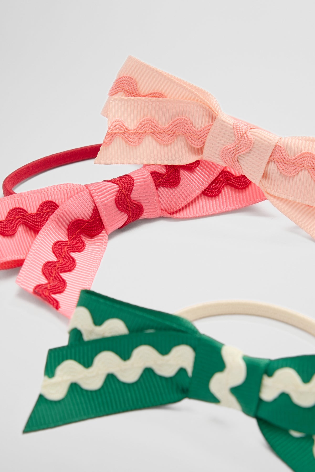 Ric Rac Bow Pack of 3