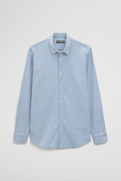 Slim Fit Chambray Shirt