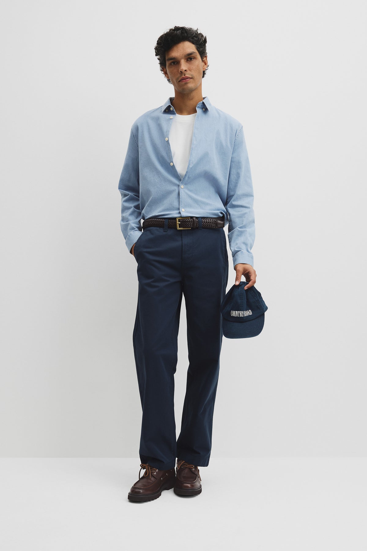 Slim Fit Chambray Shirt