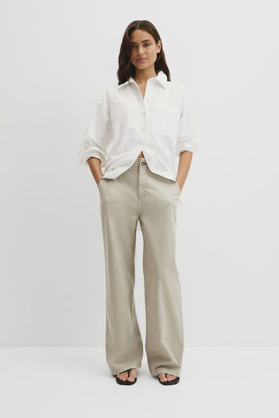 Refined High Rise Wide Leg Jean