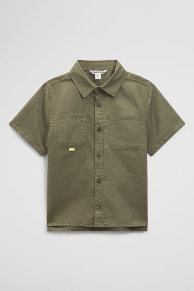 Short Sleeve Pocket Detail Shirt