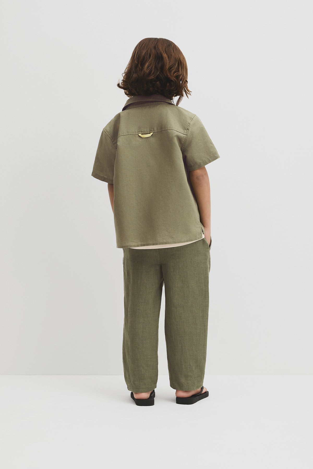 Short Sleeve Pocket Detail Shirt
