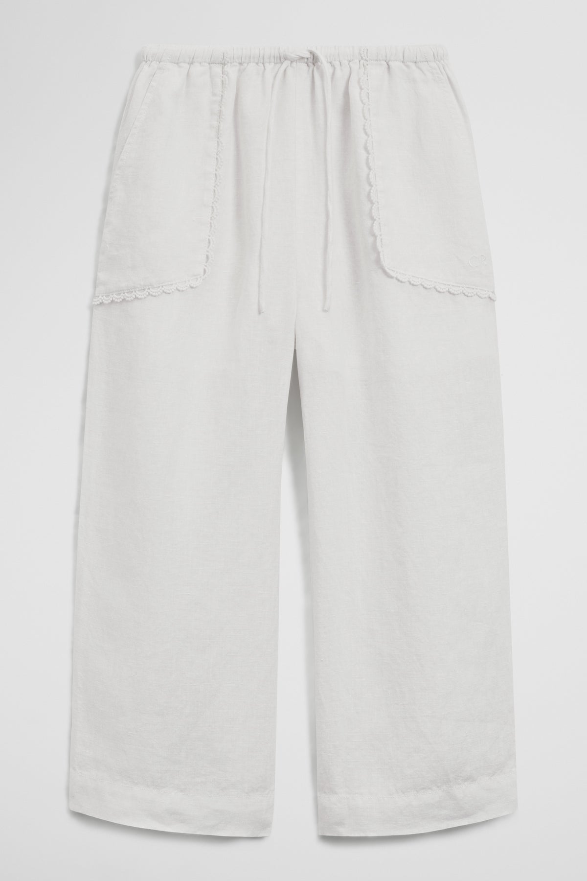 Linen Wide Legging Pant