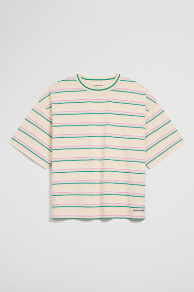Teen Short Sleeve Oversized Stripe T-Shirt