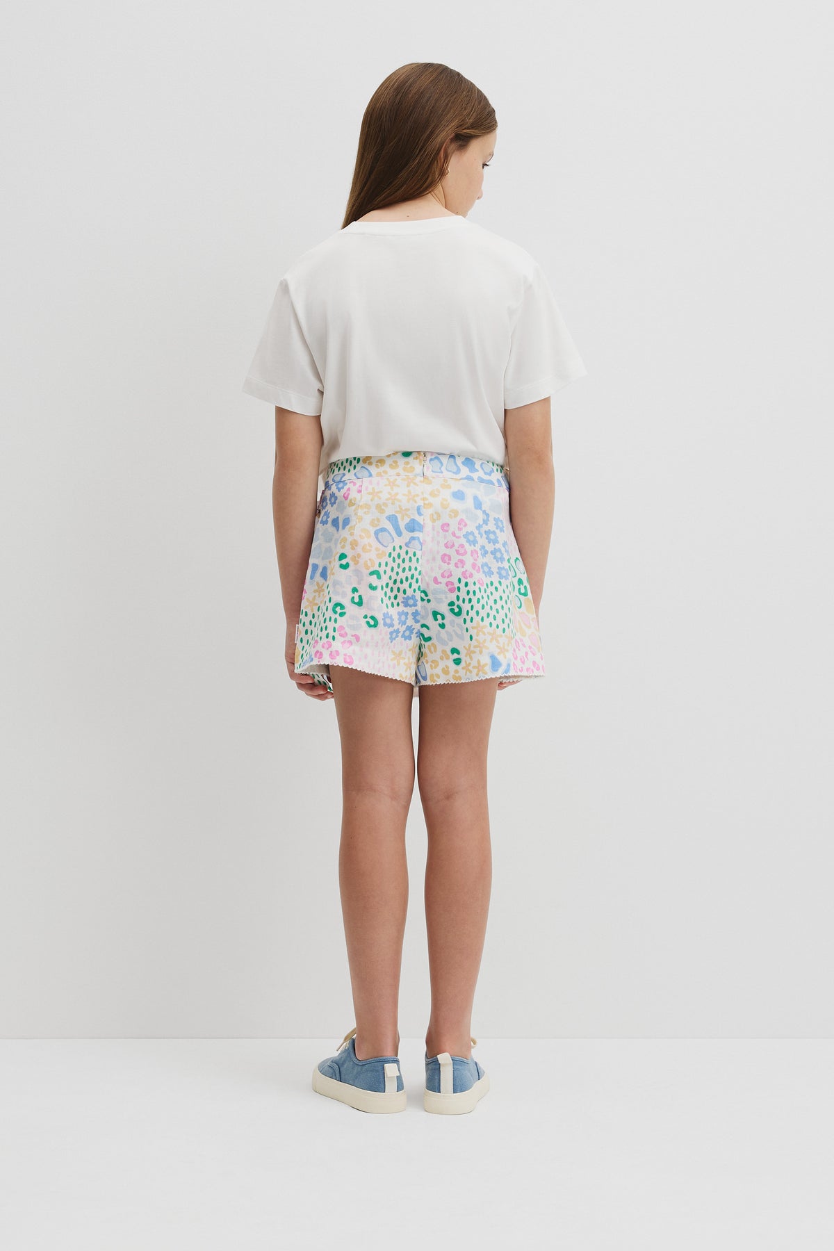 Teen Print Wrap Skort