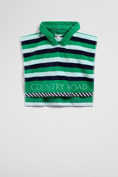 Australian Cotton Logo Swim Poncho