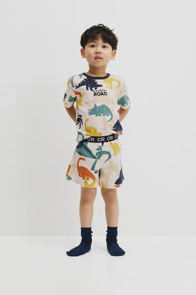 Australian Cotton Short Sleeve Dino Pyjama Set