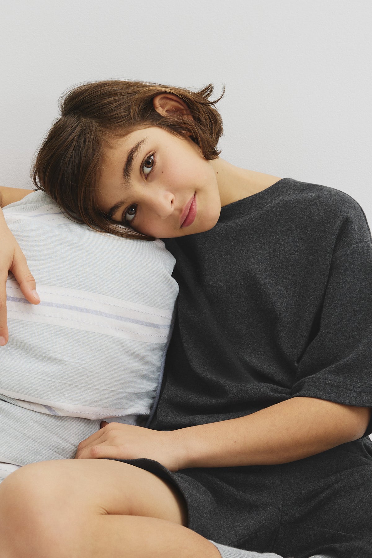 Teen Organically Grown Cotton Blend Short Sleeve Relaxed Pyjama Set