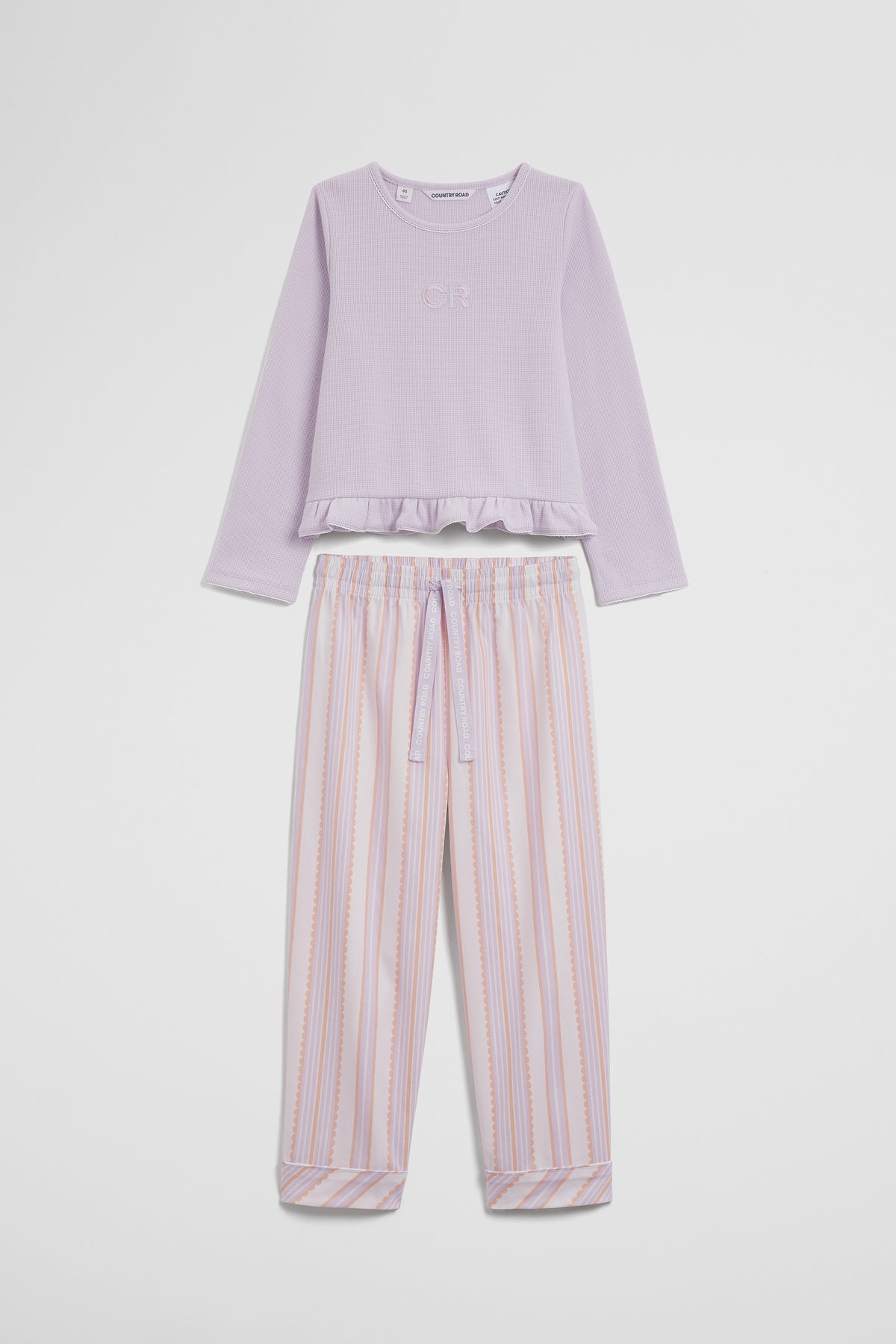Long Sleeve Stripe Sleep Set