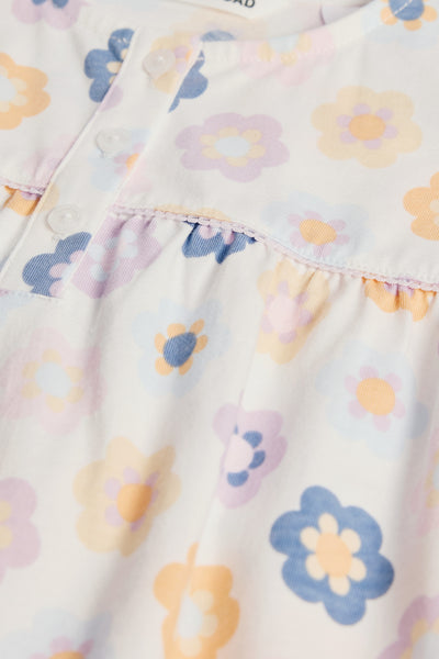 Short Sleeve Frill Sleep Set