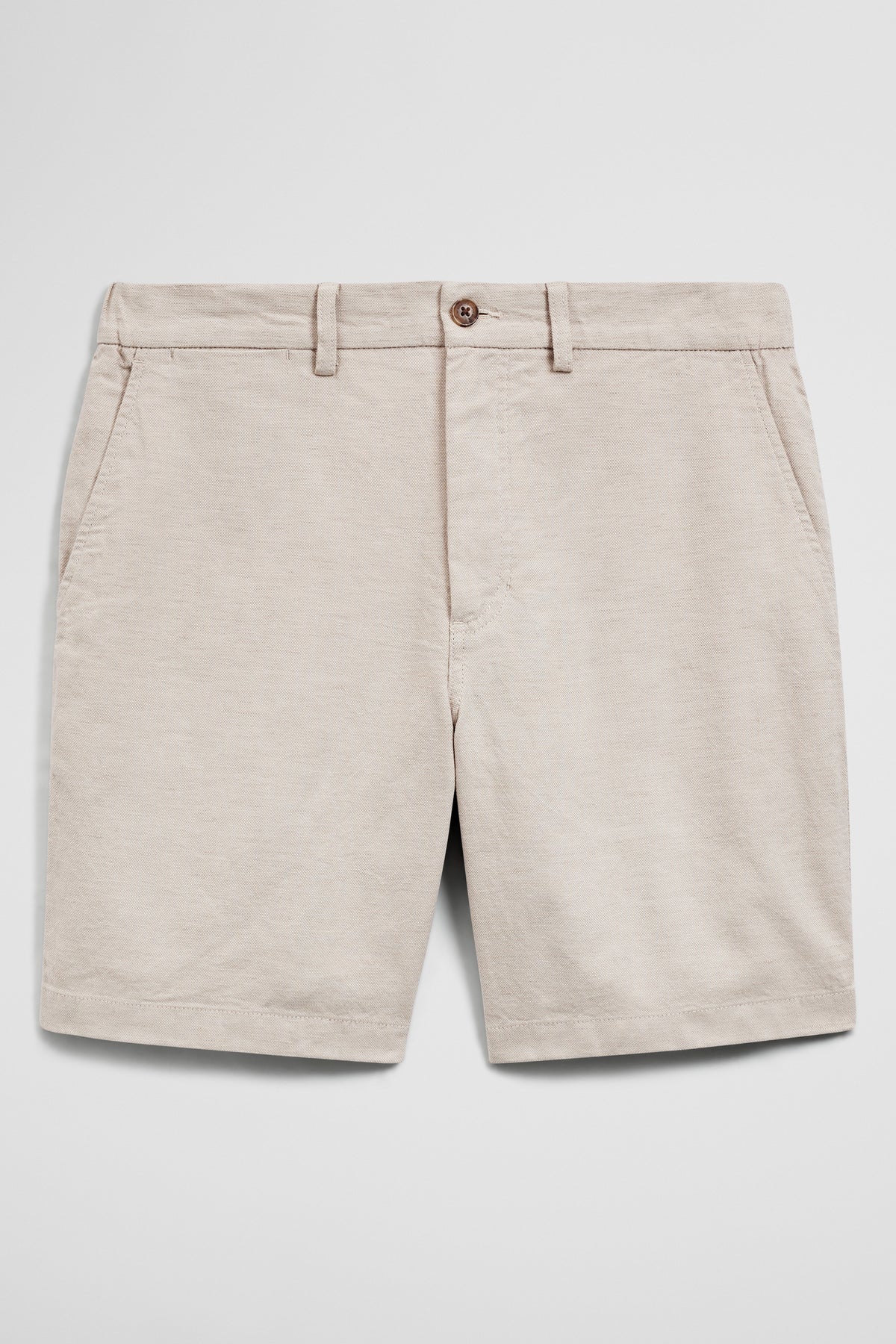 Cotton Linen Stretch Textured Short