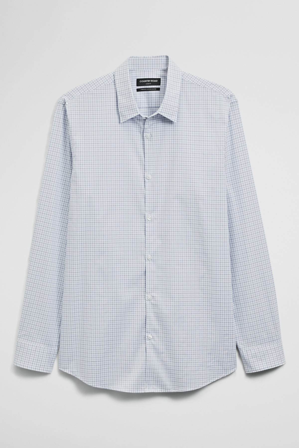 Slim Fit Cut & Sew Check Shirt