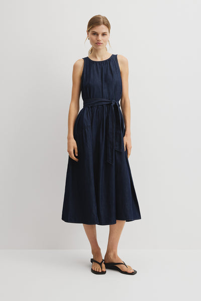 Trapeze Denim Dress