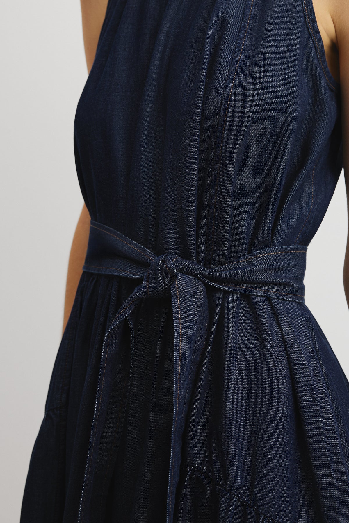 Trapeze Denim Dress
