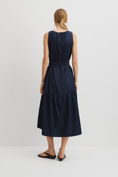 Trapeze Denim Dress