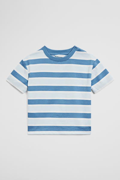 Oversized Stripe Short Sleeve T-Shirt
