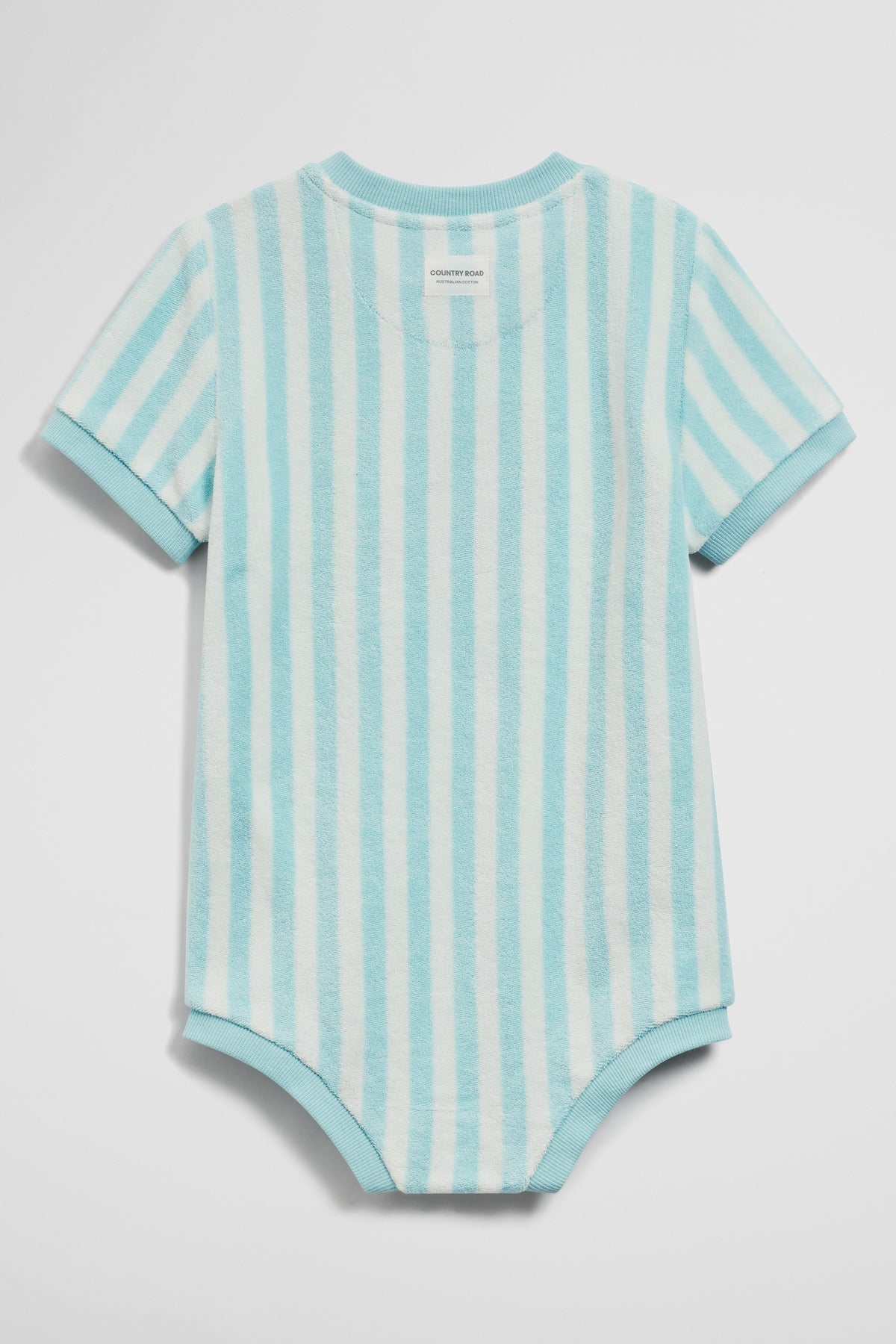 Stripe Terry Romper