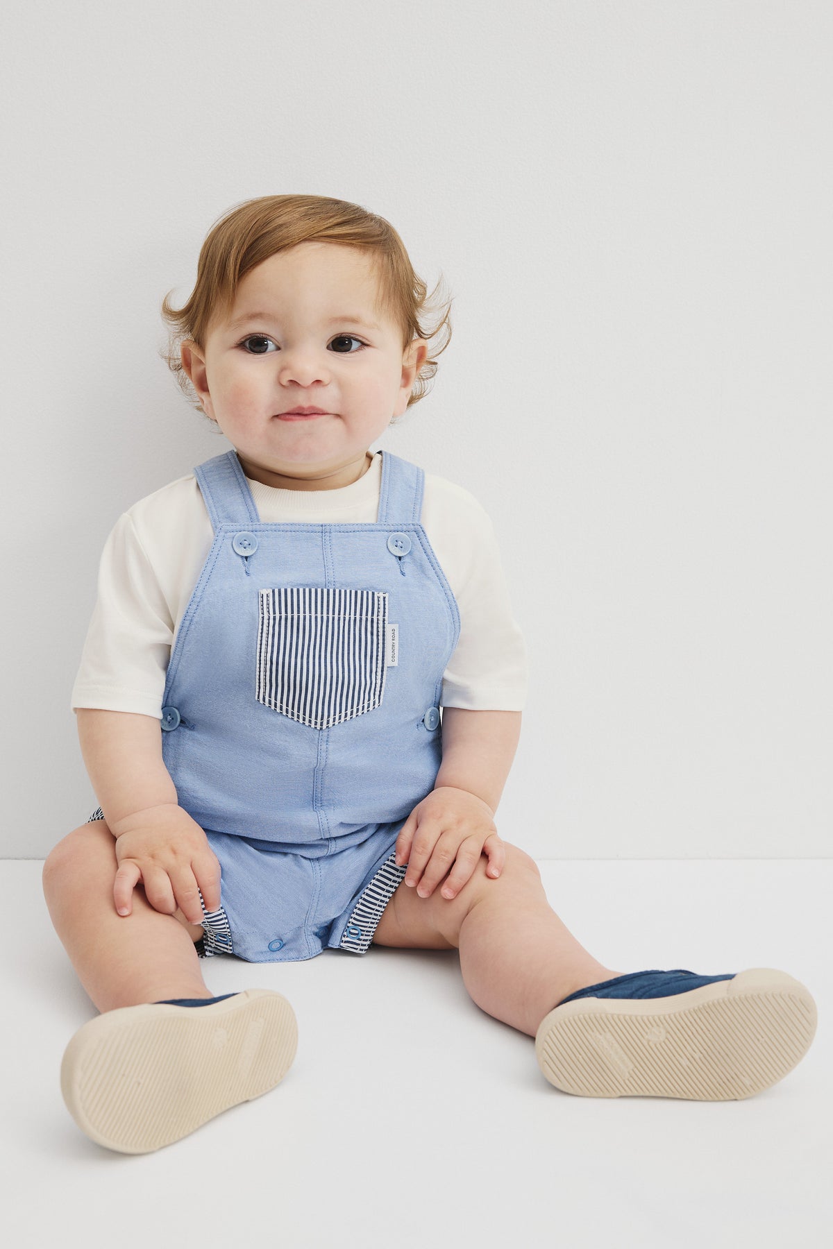 Chambray Overalls