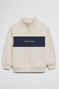 Panelled 1/4 Zip Sweat
