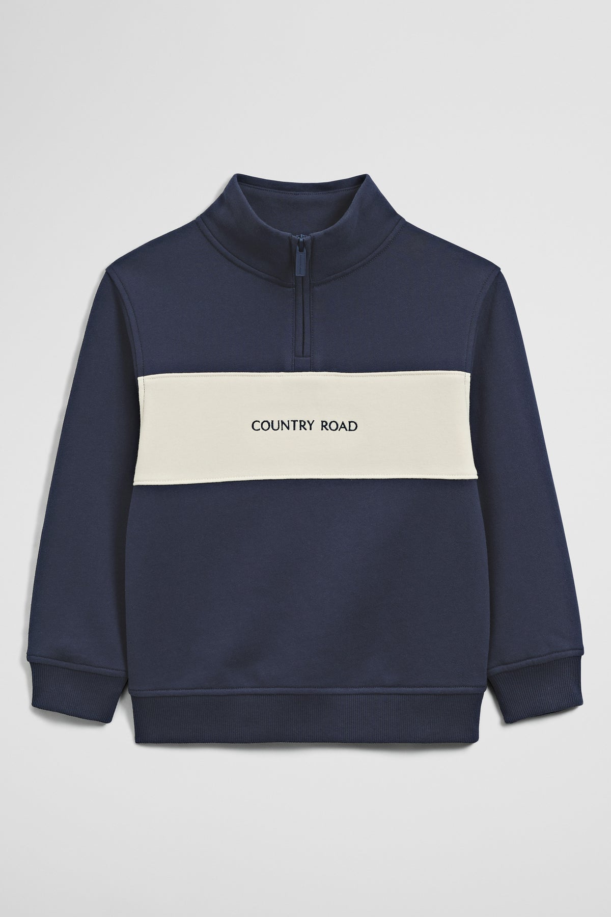 Panelled 1/4 Zip Sweat