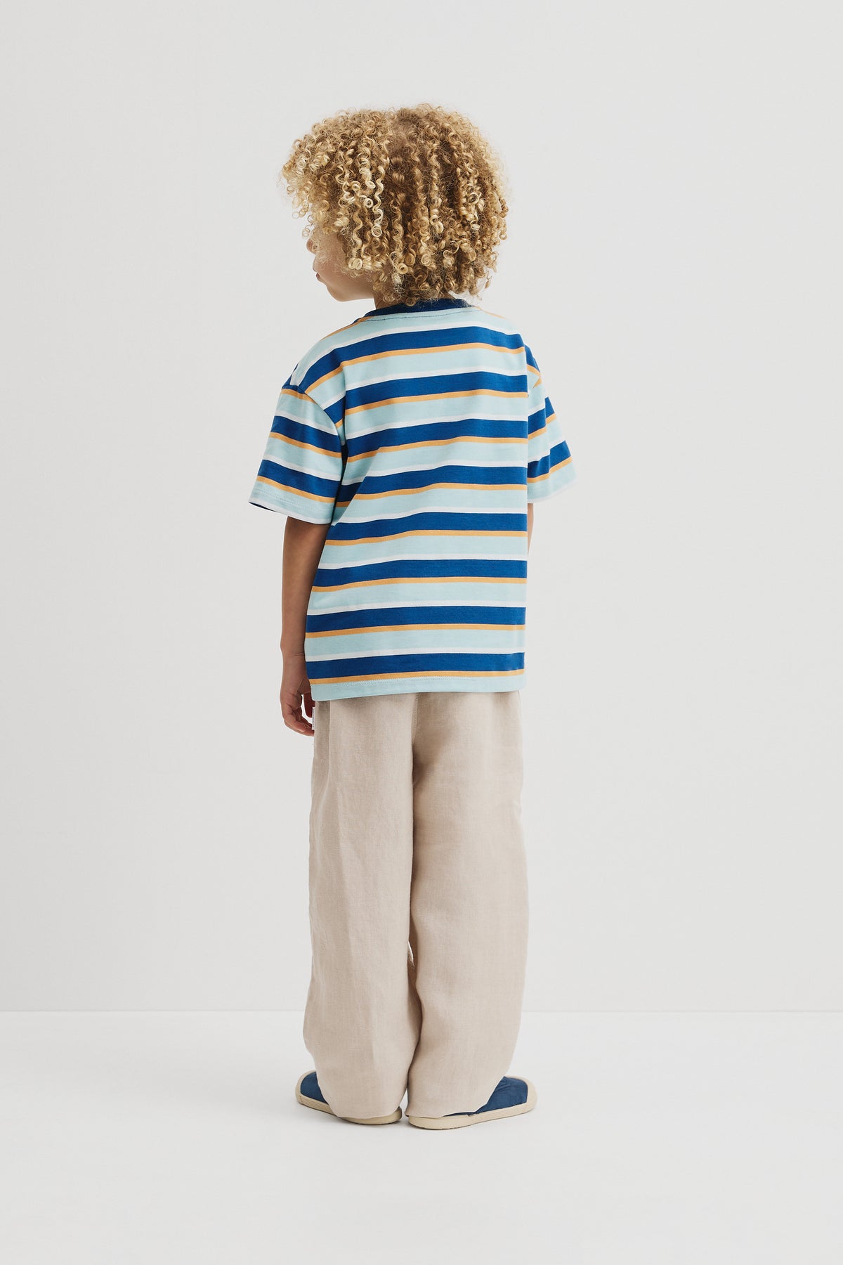 Oversized Stripe Short Sleeve T-Shirt