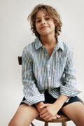 Teen Long Sleeve Linen Shirt