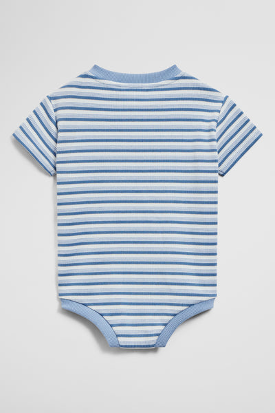 Short Sleeve Rib Oversized Bodysuit