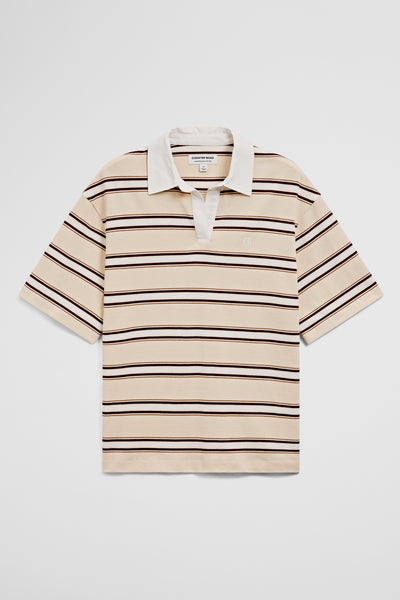 Stripe Rugby Polo