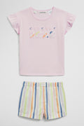 Short Sleeve T-Shirt Sleep Set