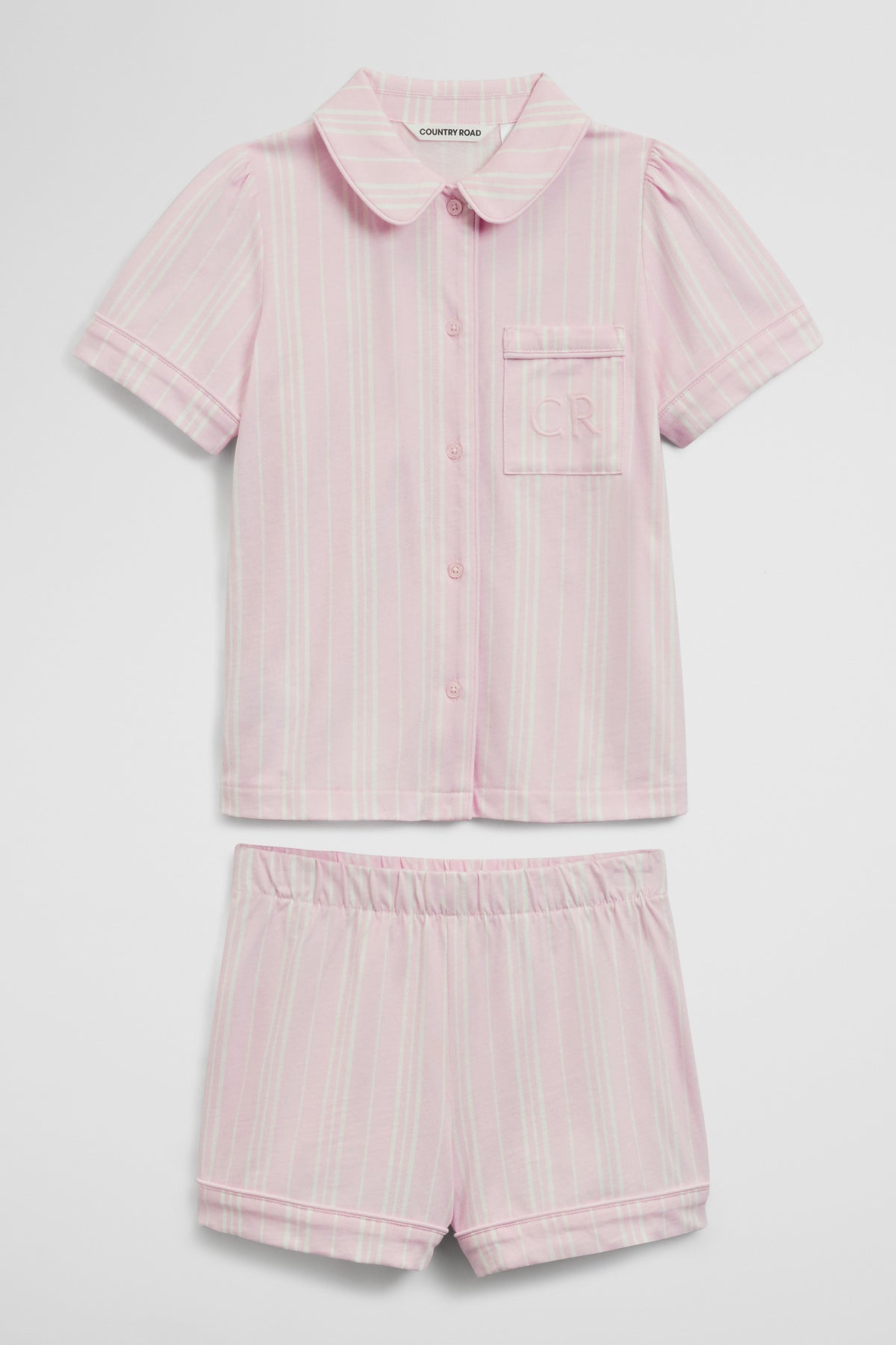 Short Sleeve Button Through Sleep Set