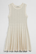 Sleeveless Scallop Knit Dress