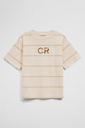 Short Sleeve Sequin Logo T-Shirt