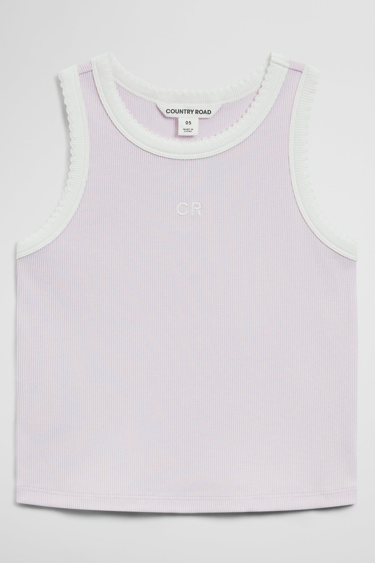 Sleeveless Ribbed Tank