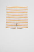 Organically Grown Cotton Blend Rib Bike Short