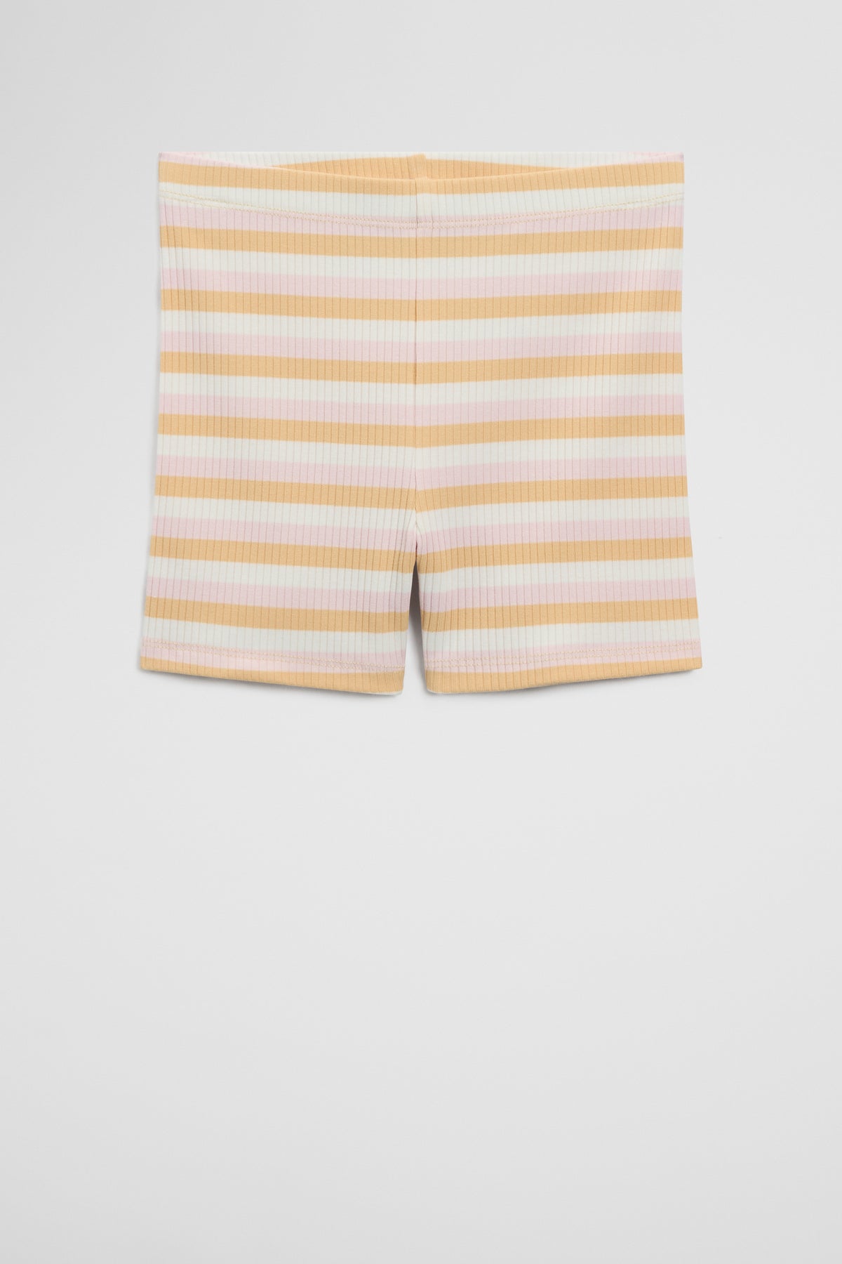 Organically Grown Cotton Blend Rib Bike Short